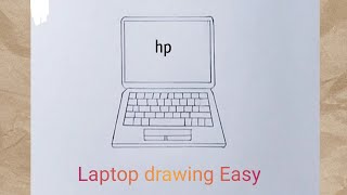 Laptop drawing Step by step | Art Video