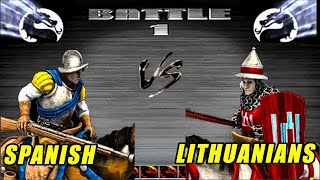 Spanish VS Lithuanians | Age of Empires 2 Battles