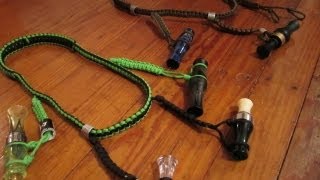 How To Make A Waterfowl Call Lanyard 1/3