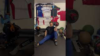 DB shoulder external rotator - elbow on knee