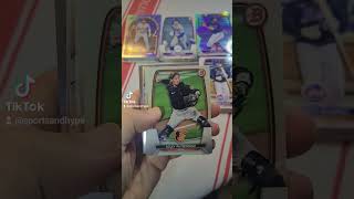 2023 Bowman blaster box pack w/ #ed hit, insert, and Good Rookies. Definitely a fun rip. 👍