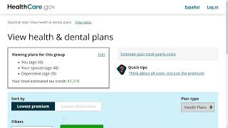 Comparing Healthcare.gov Plans Part 2