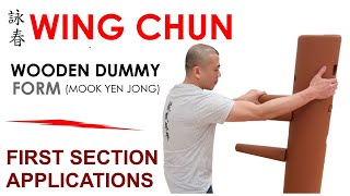 Wing Chun Wooden Dummy Form First Section Applications - Kung Fu Report #274