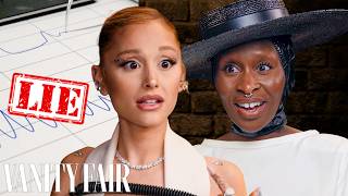 Ariana Grande & Cynthia Erivo Take Lie Detector Tests | Vanity Fair