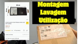 Chapa para hambúrguer da Shopee I Barato e Prático