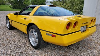 My Favorite Year C4-1990 Corvette, With the Best Seats Ever. POV Test Drive!