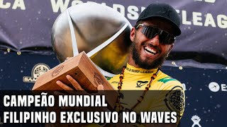 Campeão Mundial, Filipe Toledo fala com exclusividade ao Waves #Filipinho #FilipeToledo #WSL