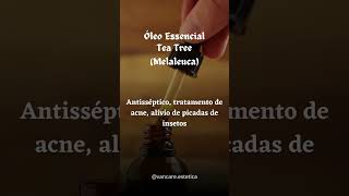 Aromaterapia: Óleo Essencial de Melaleuca (Tea Tree)