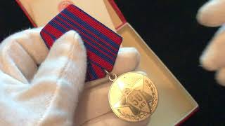 Review Soviet Jubilee Medal "50 Years of the Soviet Militia"