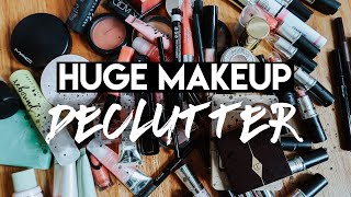 DECLUTTERING MY MAKEUP COLLECTION | Blondes & Bagels