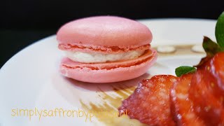 FRENCH STRAWBERRY MACARONS