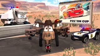 Cars 🚓 Sheriff McQueen Vs The Massey Ferguson Gang led by the outlaw John Deer 🚜