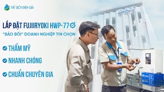 Máy lọc nước ion kiềm Fujiiryoki HWP-77 được Cty DAT Group tin chọn chăm sóc sức khỏe nhân viên