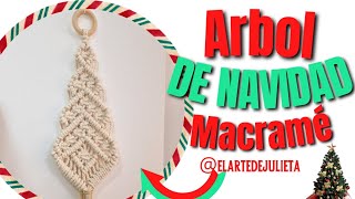 Árbol de Navidad MACRAMÉ- tutorial de macramé Macrame Christmas