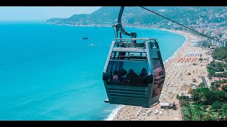 Alanya Teleferik - CABLE CAR IN ALANYA, TURKEY 4K