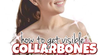 HOW TO GET VISIBLE COLLARBONES & FEMININE SHOULDERS | +relieve shoulder pains