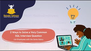 Solving a Very Common SQL Challenge Question | List Employees with the Same Salary