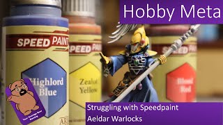 Struggling with Speedpaints- Aeldar Warlocks