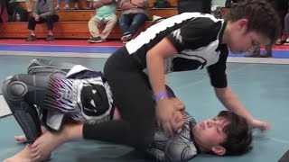 girl vs boy bjj 2023 - biliana rowell submission by armbar