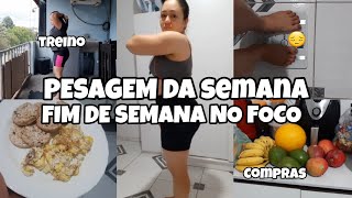 DIÁRIO DA DIETA #4 PESAGEM DA SEMANA | TREINO EM CASA | REEDUCAÇÃO ALIMENTAR @AnttoniaSousa