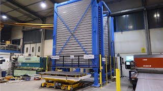 Sheet Metal Vertical Lift - 5 x10 Ft (1500 x 3000 mm) - Double Tower - Sideros Engineering