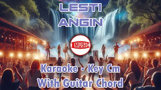 Lesti - Angin [Karaoke - Key Cm - Guitar Chord]