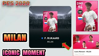 Iconic Moment - MILAN Pack Opening PES 20 Mobile | Got F. RIJKAARD