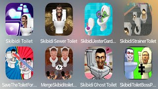 Skibidi Toilet | Skibidi Sewer Toilet | Skibidi Jester Garden Fight | Skibidi Toilet Strainer...