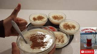 BUDINO DI RISO - Pochi minuti per un dessert squisito