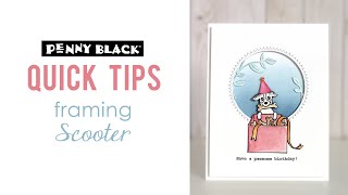 Stamping with Scooter | Quick Tips | Framed! | PB&J