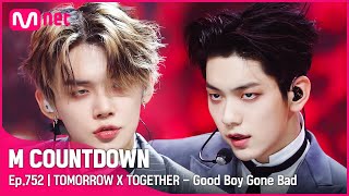 [TOMORROW X TOGETHER - Good Boy Gone Bad] Comeback Stage | #엠카운트다운 EP.752 | Mnet 220512 방송