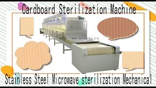 Cardboard Sterilization Machine , Stainless Steel Microwave sterilization Mechanical