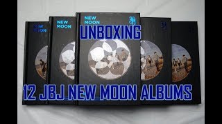 JBJ NEW MOON UNBOXING 12 ALBUMS