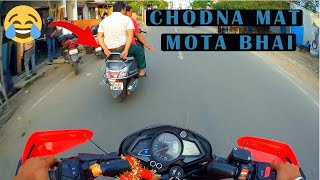 Chodna mat mota bhai😂 | 400 ki speed se chalri hai superscooty 😂| SK MOTOVLOG|