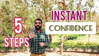 5 Steps to instant confidence! #confidence  #personalitydevelopment