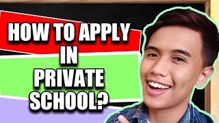 PRIVATE SCHOOLS APPLICATION: WHY SHOULD YOU APPLY FIRST IN PRIVATE SCHOOLS?