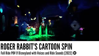 Roger Rabbit's Car Toon Spin Line and Ride Though | Disneyland, CA [Jan 2022]