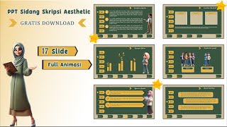 Template Sidang Skripsi Tema Little Star 💥Gratis download💥