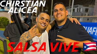 Salsa JOVEN con Christian Alicea en Toa Baja Puerto Rico 🇵🇷