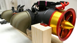 3D Printed Harrier Pegasus Jet Engine | Vector Nozzle Thrust Test