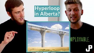 Alberta Hyperloop from Edmonton to Calgary | Transpod High Speed Train Technology | YEG to YYC