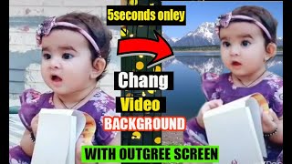 how to change video background without green screen