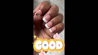 Try spring mani press on nails l Diy nails at home