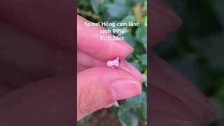 Spinel trái tim cam đẹp Tl: 0.86ct Lành 99% #kiều_bích_ngọc #gems #shorts #shortvideo