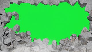 REALISTIC!!! TOP 5 Wall Collapse Green Screen - Sound Effect Included  || by Green Pedia