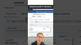 Record expenses paid in advance in Xero #xero #shorts