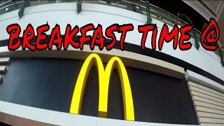 my breakfast experience @ MCDO Doha City Center