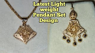 Latest Pendant Set Light Weight Design