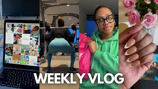 WEEKLY VLOG: Getting Back in the Gym, Meal Plan & Grocery Shop w/ Me, Manifesting +MORE | Nyla Imani