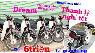 Dream thái honda nhật máy zin siêu phẩm biển víp ,chỉ từ 6triệu là giao xe ,giấy tờ chính chủ